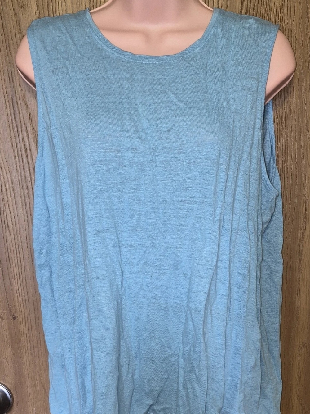 Light Blue Sleeveless Women’s Tank Top